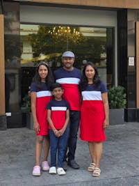 Red White Tshirt Family Matching Combo