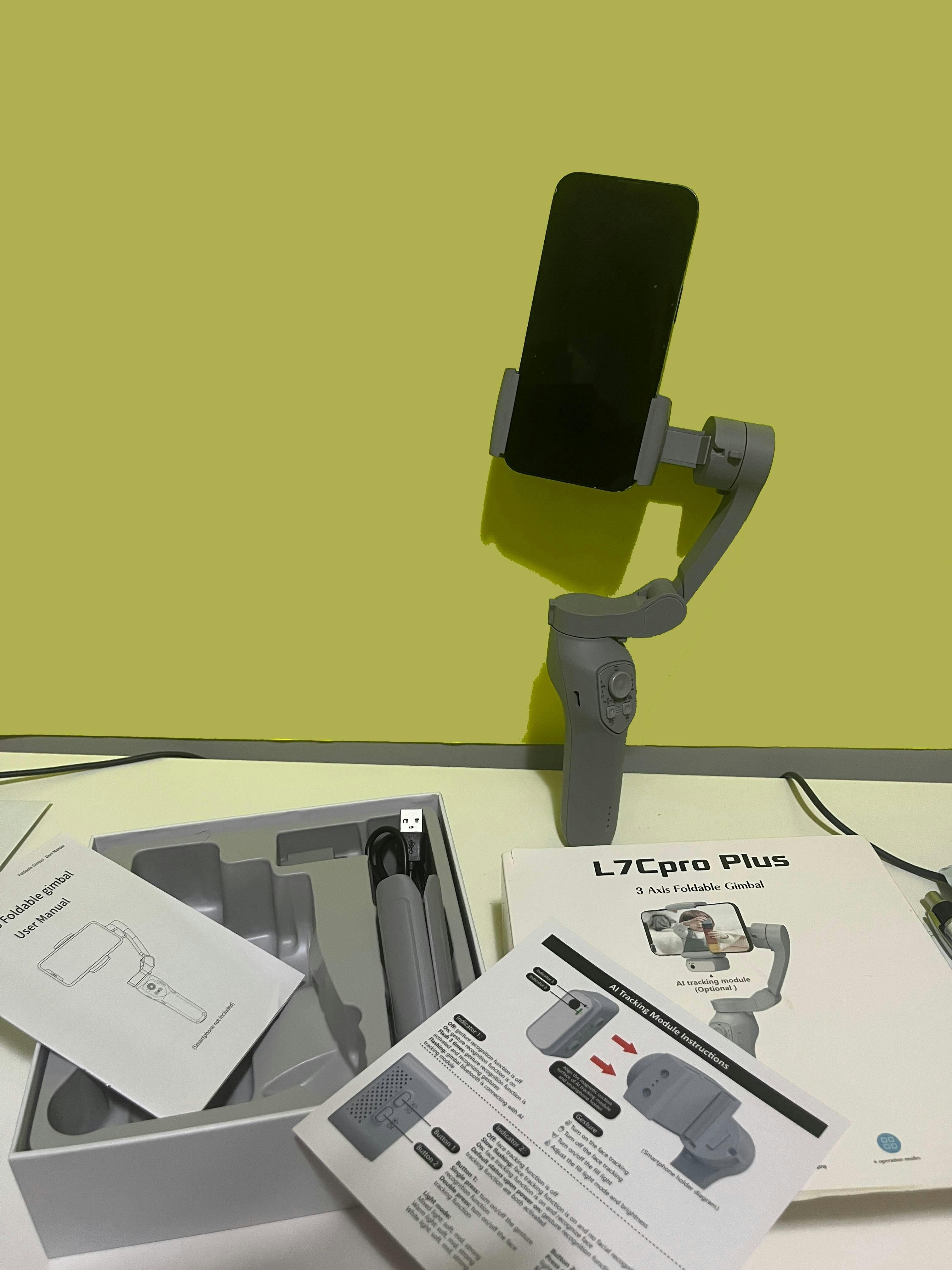 L7C 3 Axis Foldable Gimbal スマホジンバル 携帯電話用3軸ジンバル