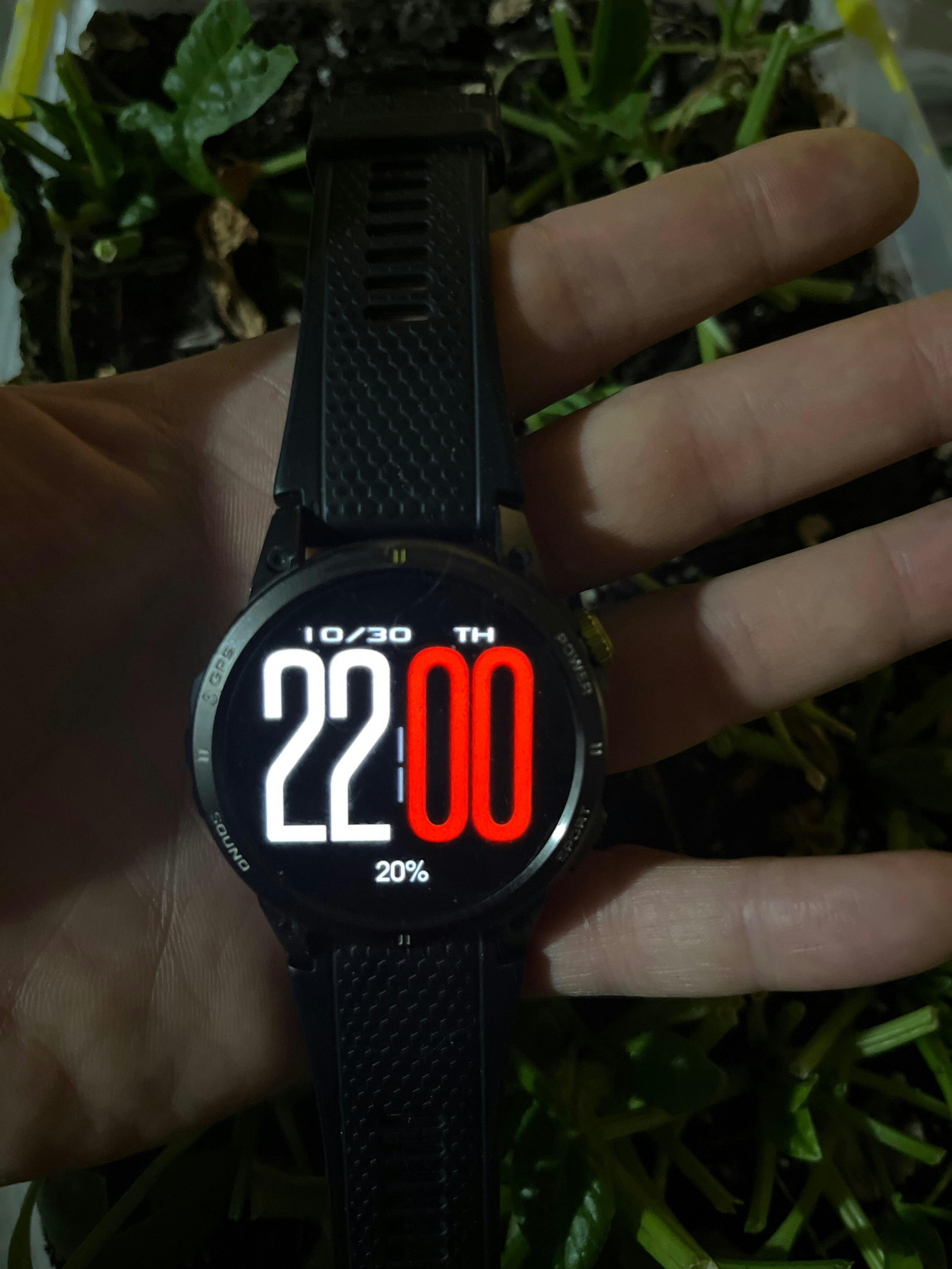 TUTT NX18 Pro GPS Smart Watch AMOLED Rugged Always On Display