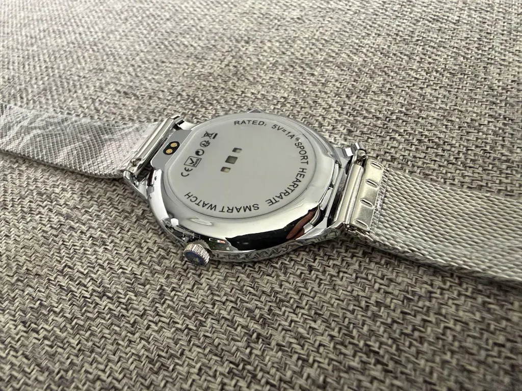 TUTT  Classic Smartwatch for Women Men AMOLED 1.43”  | Ultra-Thin Frame | Always-on-Display | Fitness Health Tracker V89 Pro | Two Straps: Steel & Rubber | Smart Watch for Android iOS