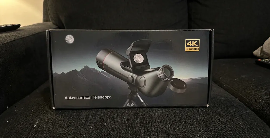 TUTT 350x , 4K Recording Telescope, Spotting Scope | External Screen & Night Vision | 30MP HD microSD IP54 Waterproof Star0ne