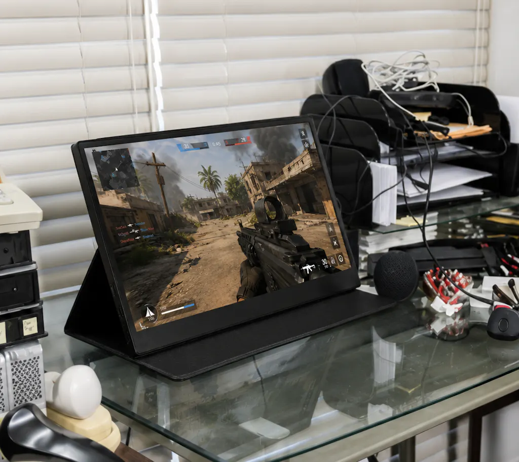 TUTT 13.3" OLED Portable Monitor – FHD USB-C IPS Panel, Screen Extender for Mobile Laptop | OL3