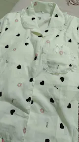 Kiss Love Padded Nightsuit -3pcs Set
