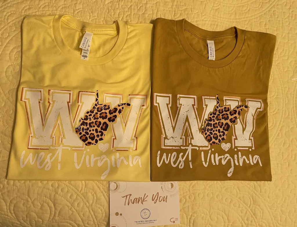 West Virginia Lepoard Print Graphic T-shirt