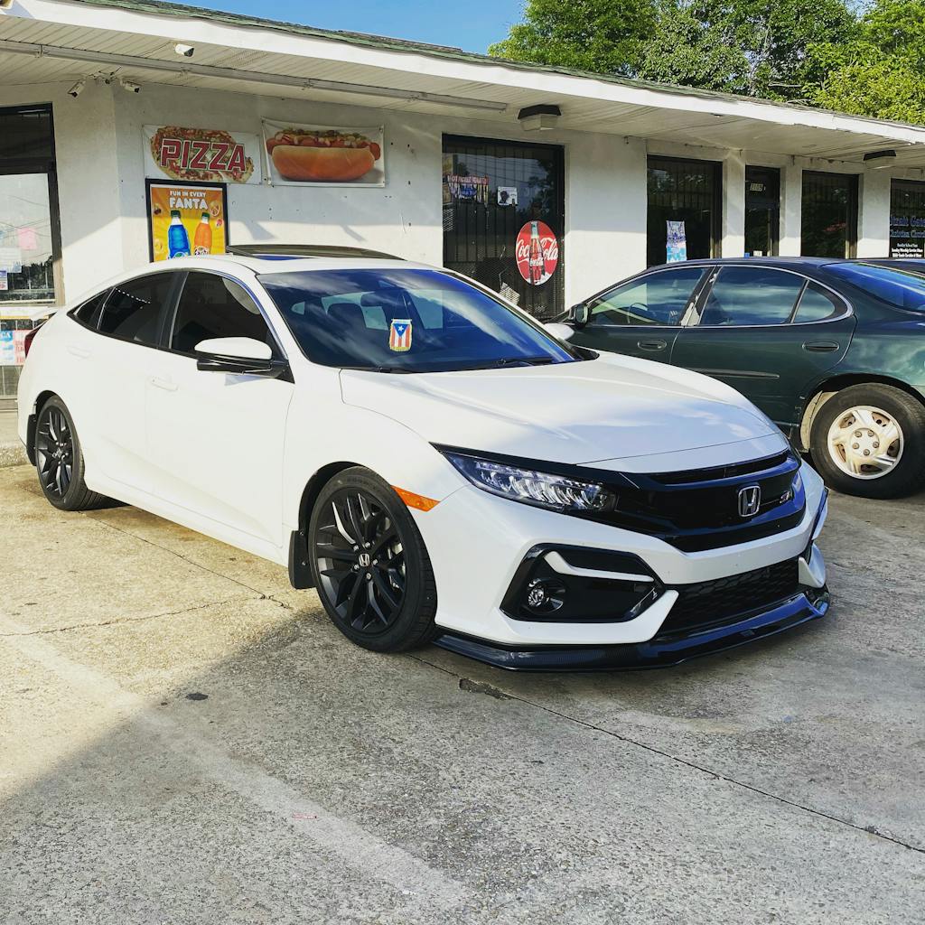 Carbon Fiber Front Lip Spoiler 2017+ Honda Civic SI