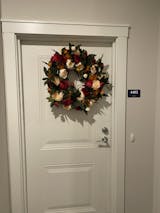 Everyday Peony Wreath  Modern Front Door Decor - TwoInspireYou