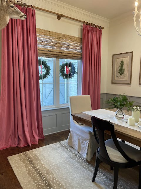Birkin Velvet Curtain Pleated