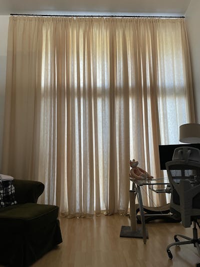 Kyla Linen Drapery Pleated