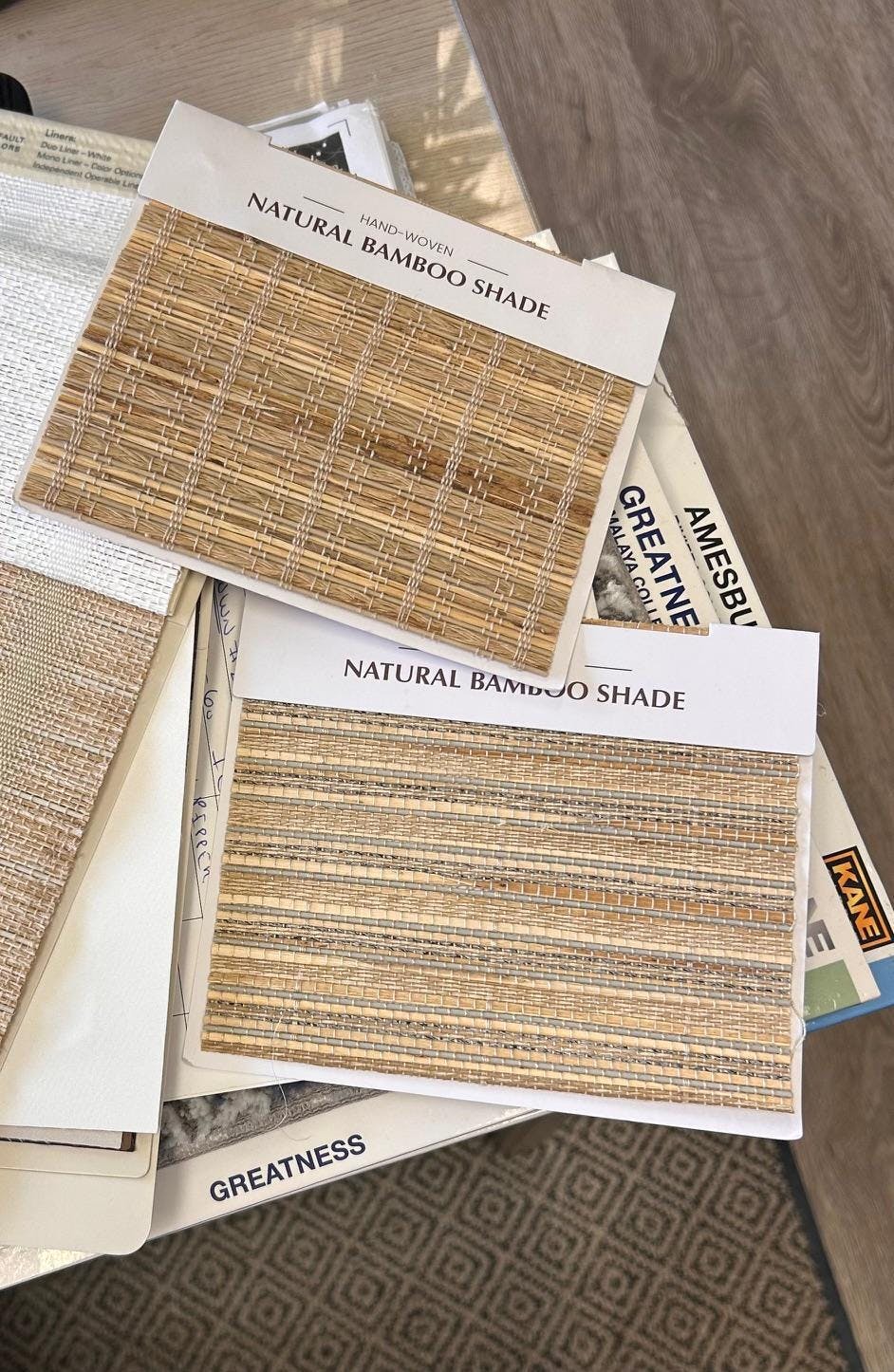 Lay Natural Woven Shade Samples Kit 10 Colors