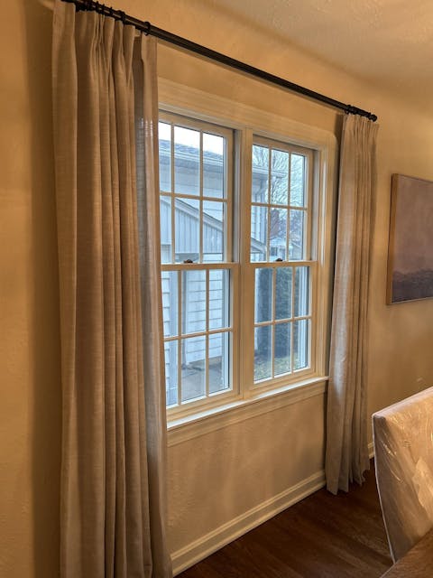 Jawara Luxury Linen Cotton Curtain Pleated