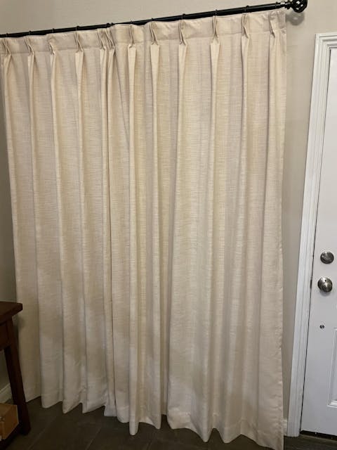 Liz Linen Drape Pleated