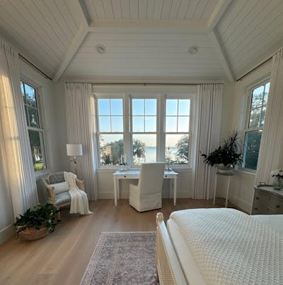 Liz Linen Drape Pleated