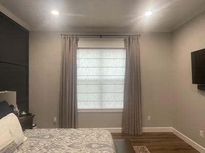 Tino Heavyweight Chenille Drapery Pleated