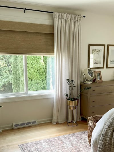 Lay Natural Ramie Bamboo Woven Shade - Coconut