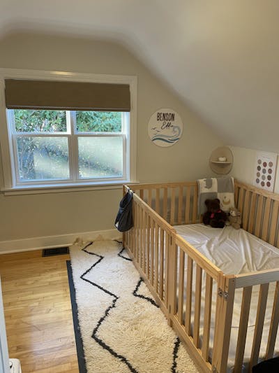 Jawara Linen Cotton Roman Shade Cordless