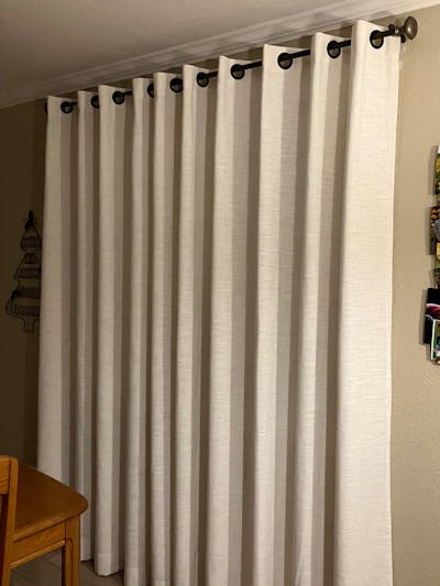 Liz Linen Drape Grommet