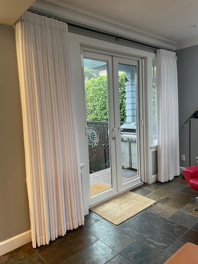 Liz Linen Drape Pleated