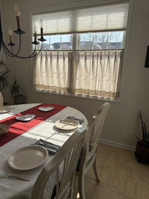 Celia Striped Plaid Cafe Curtain