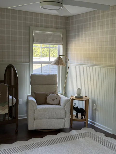 Liz Linen Roman Shade Cordless