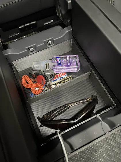 Armrest Organizer | for Rivian R1T & R1S 2021-2026, Storage Tray