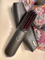 TYMO Porta Cordless Hair Straightener Brush, Portable Mini Straightening  Brus 725320012808