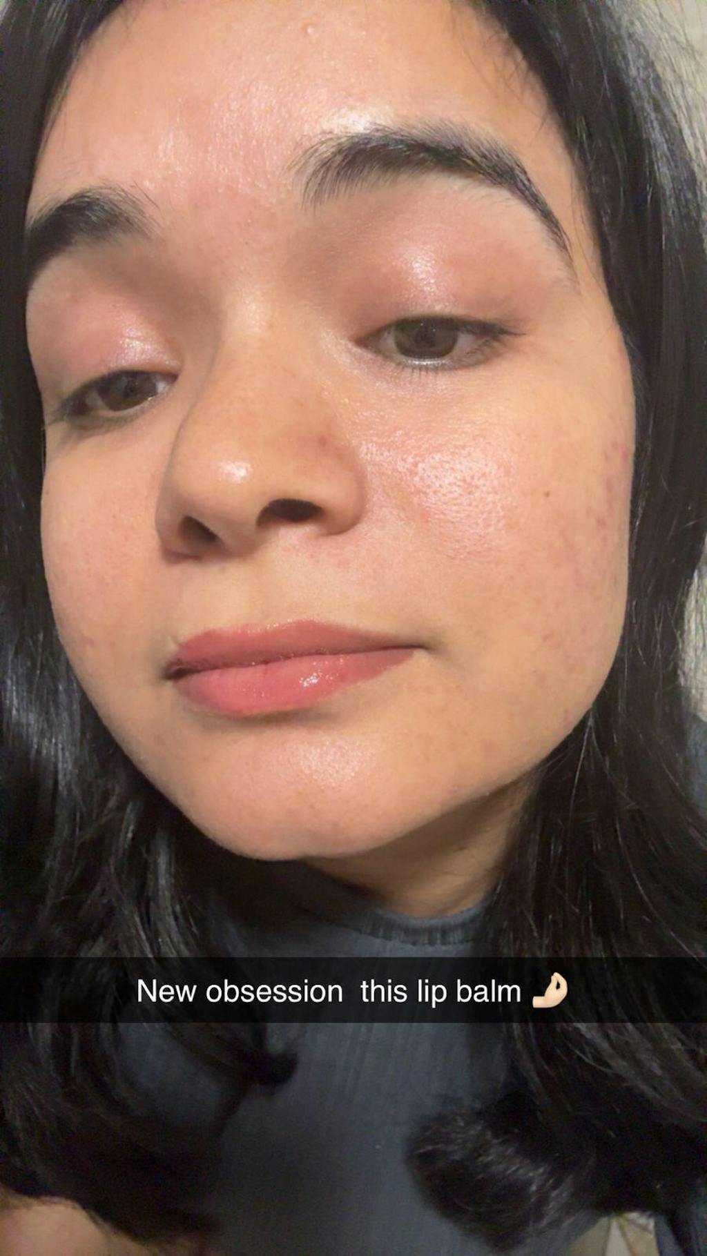 Pout Polish Lip Treatment Balm Shimmery Pink