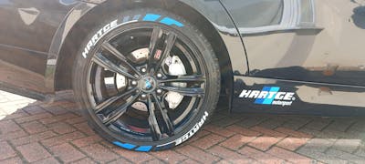 Custom design Tyre Stickers with Dashes Kit