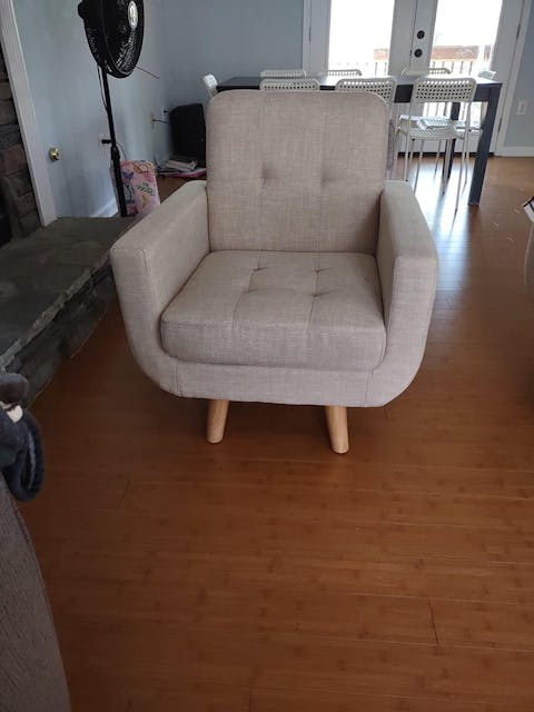 Elena Contemporary Accent Armchair for Living Room, Offices and Reading Area