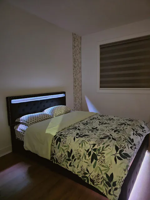 Tranquil Crest LED Storage Bed – Classic Glam Meets Modern Function