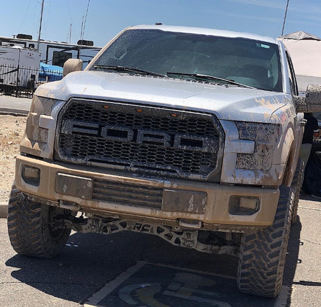 2015 2017 F150 Ford Raptor Style Black Front Bumper Grill W Led Grill Ucarpart 1629