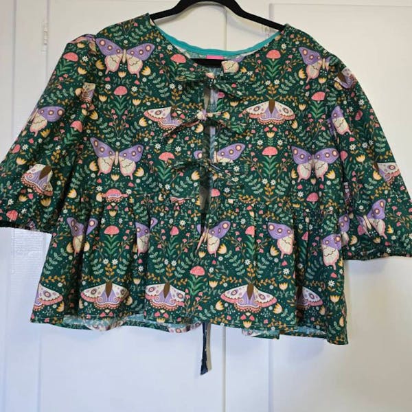 Ivy Puffed Sleeve Peplum – PDF Sewing Pattern