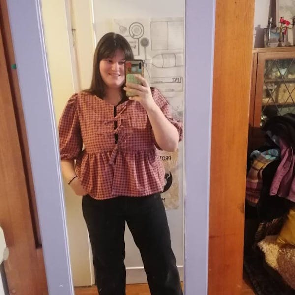 Ivy Puffed Sleeve Peplum – PDF Sewing Pattern