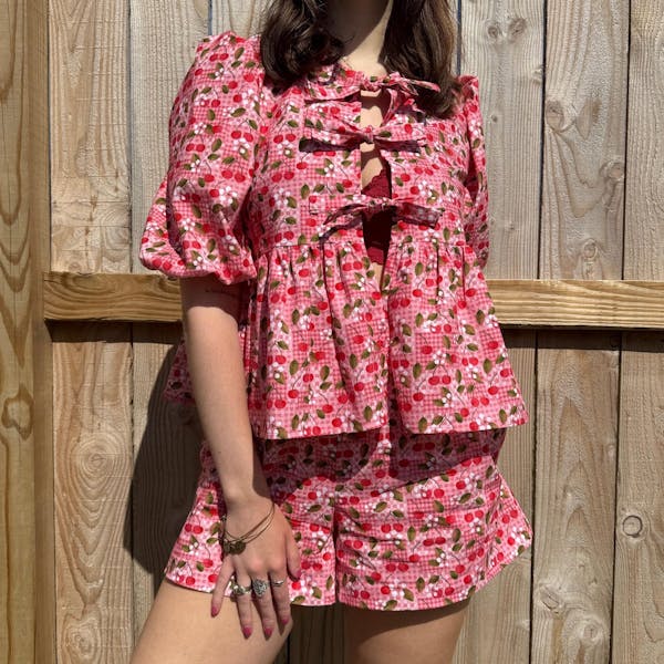 Ivy Puffed Sleeve Peplum – PDF Sewing Pattern