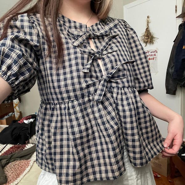 Ivy Puffed Sleeve Peplum – PDF Sewing Pattern