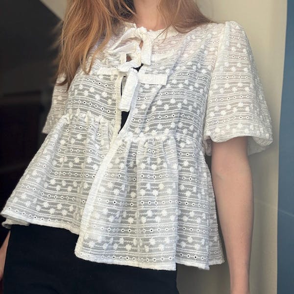 Ivy Puffed Sleeve Peplum – PDF Sewing Pattern