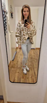 Cardigan Golden Knit Leo Oversize