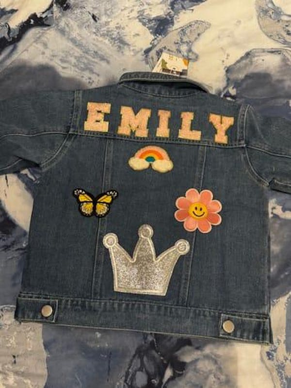 Personalised Kids Patch Denim Jacket
