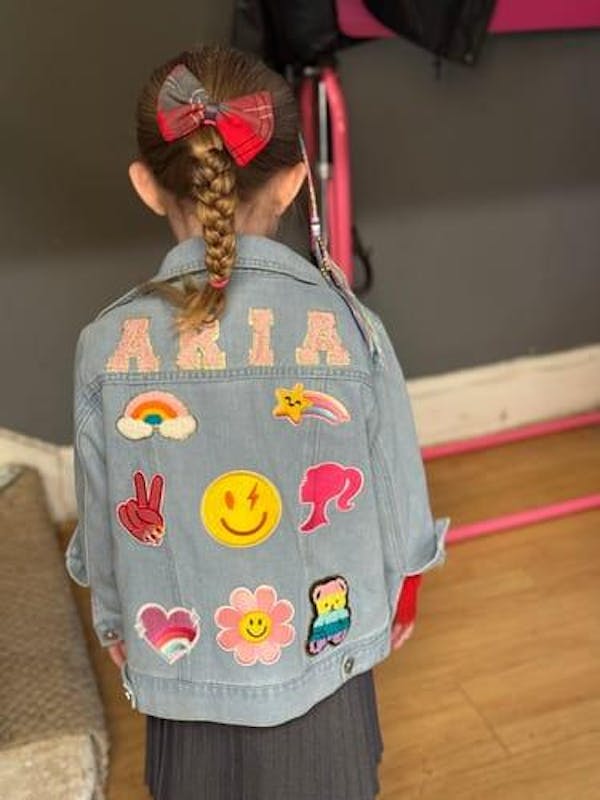 Personalised Kids Patch Denim Jacket