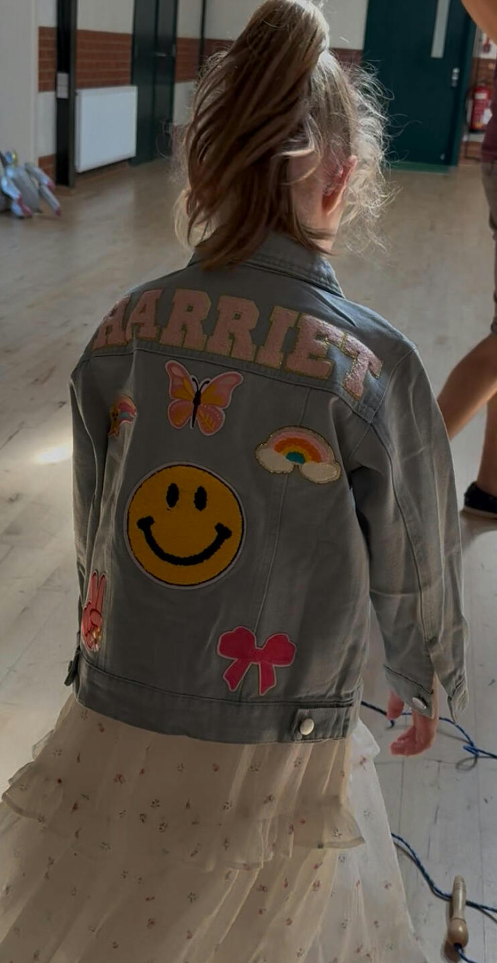 Personalised Kids Patch Denim Jacket