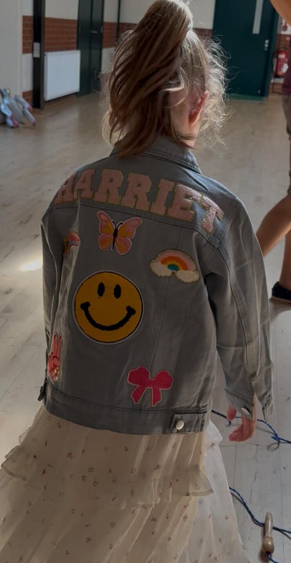 Personalised Kids Patch Denim Jacket
