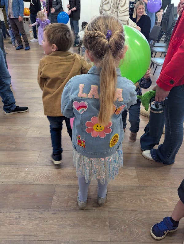 Personalised Kids Patch Denim Jacket