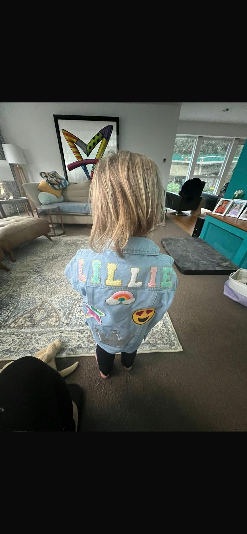 Personalised Kids Patch Denim Jacket