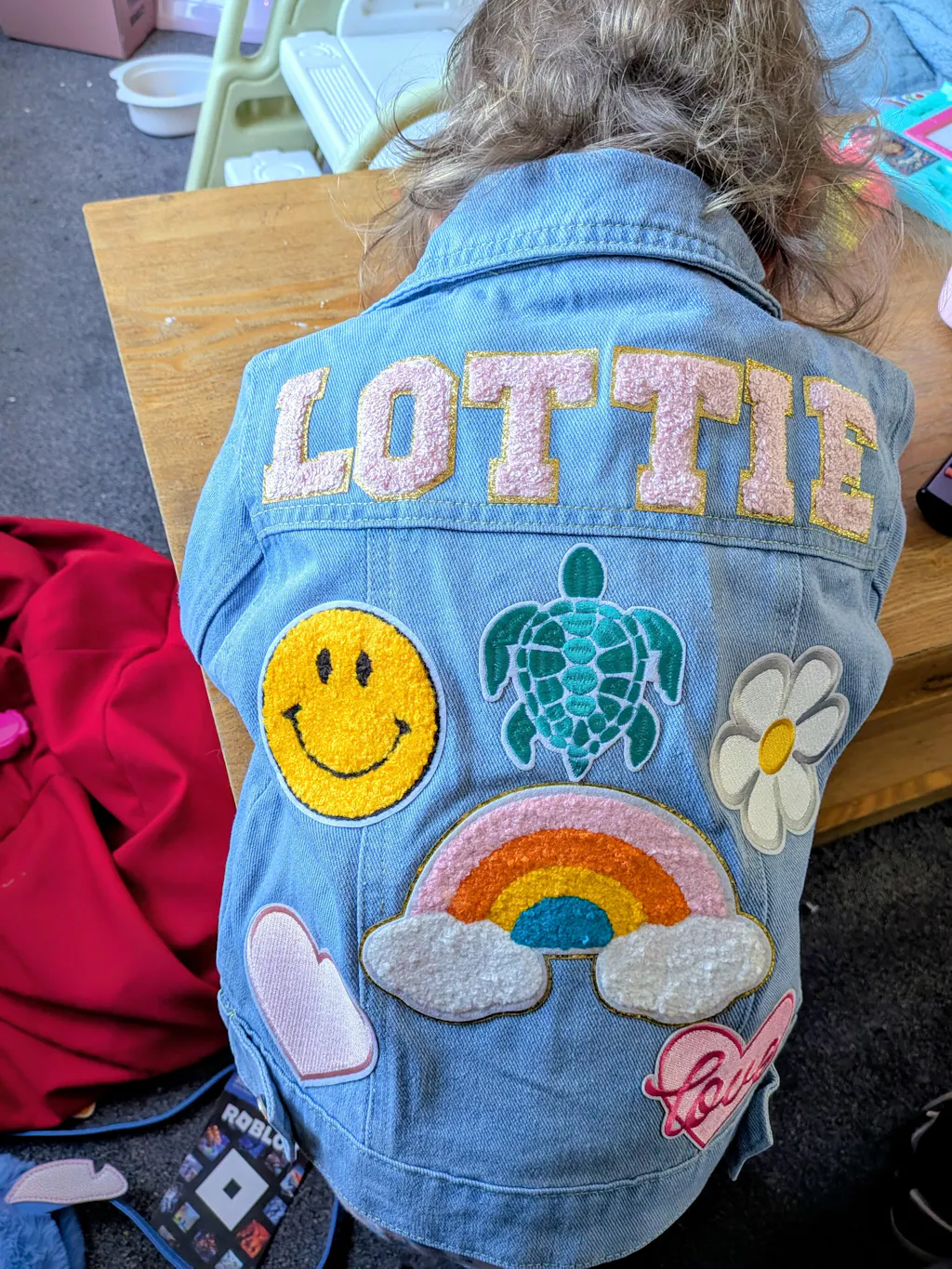 Personalised Kids Patch Denim Jacket