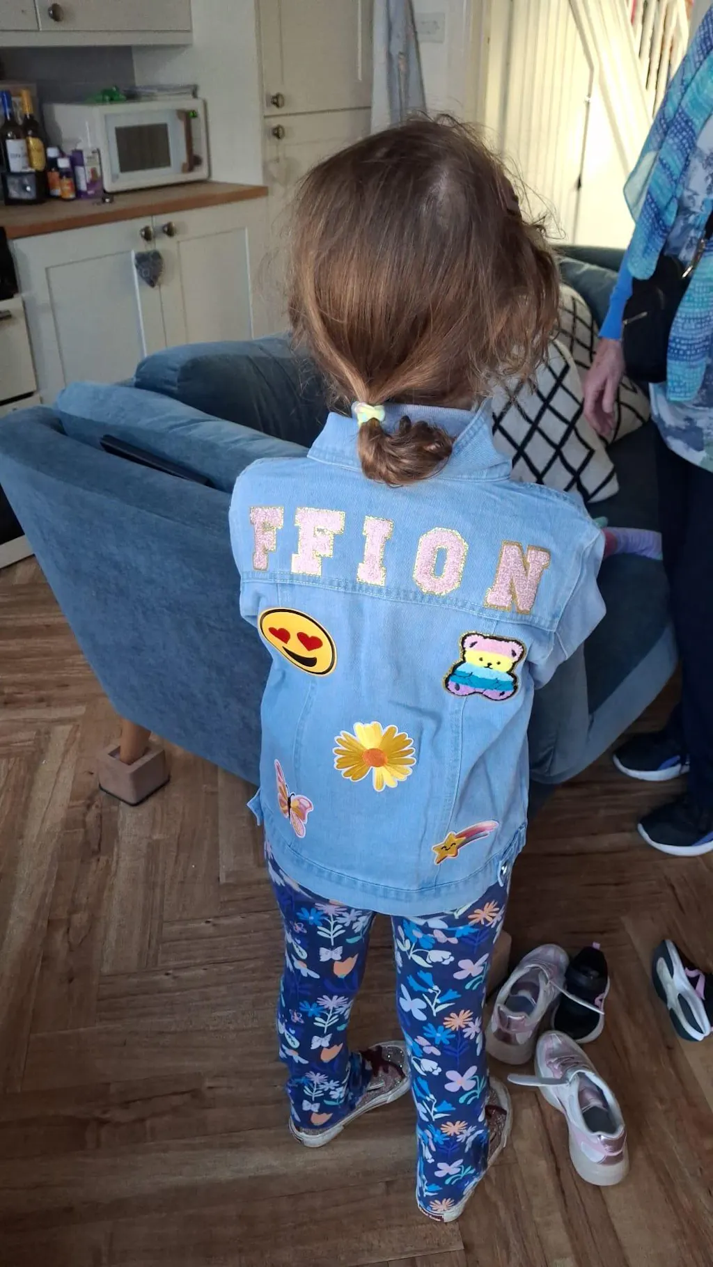 Personalised Kids Patch Denim Jacket