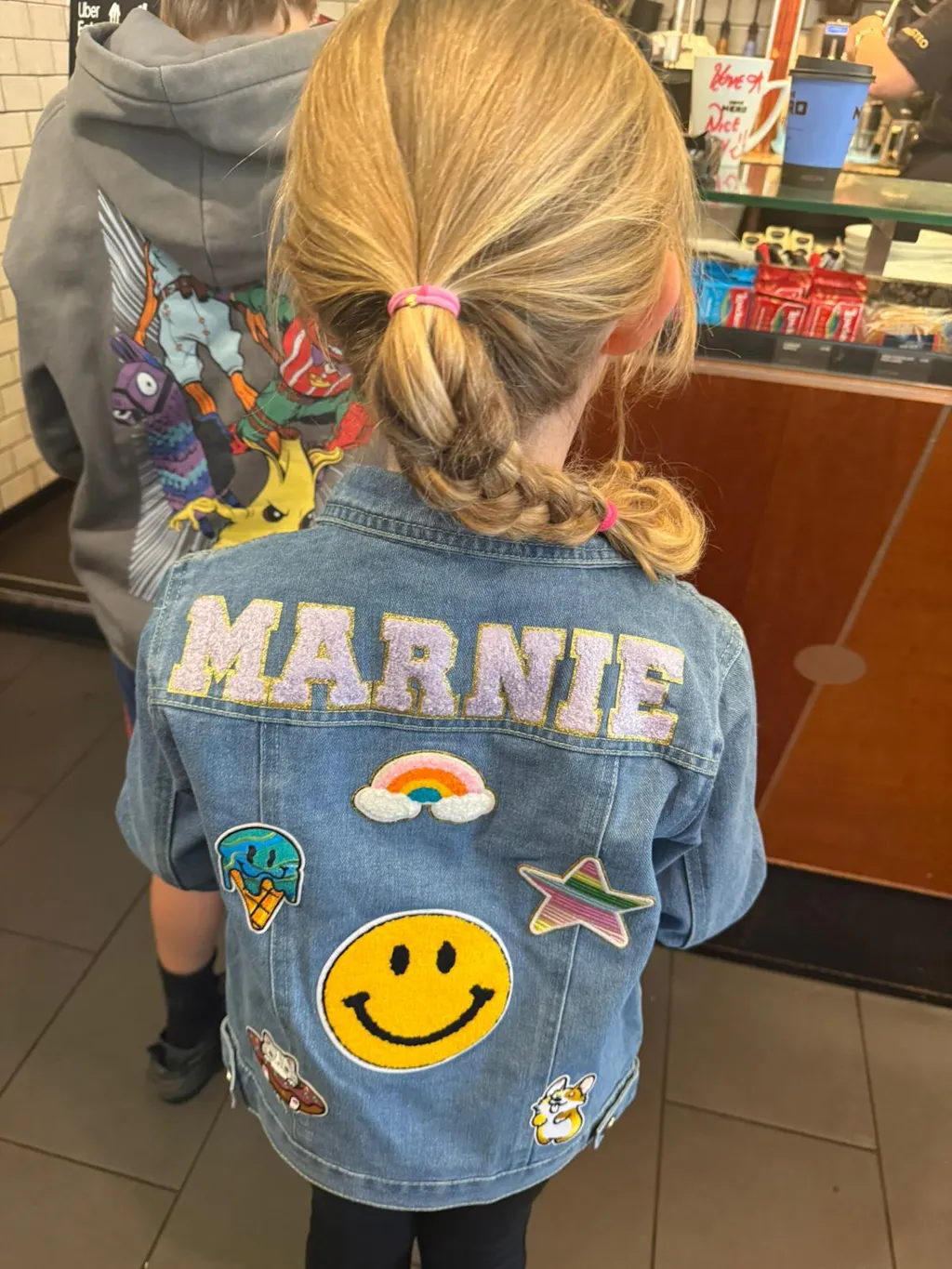 Personalised Kids Patch Denim Jacket