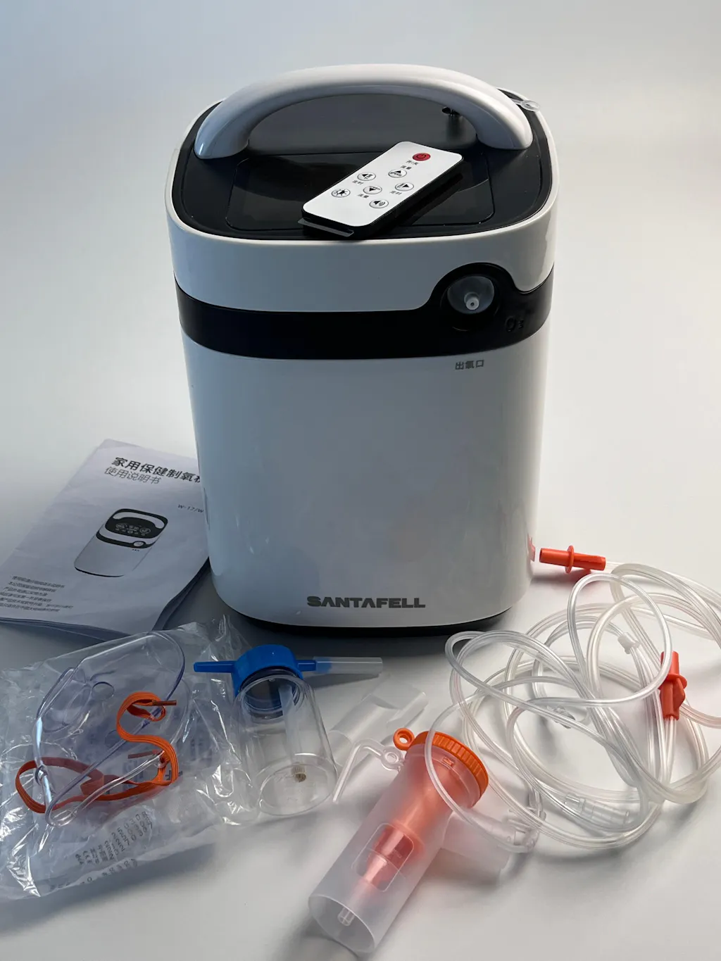 UKKITEK Portable Oxygen Generator, 1-9L Adjustable, Low Noise