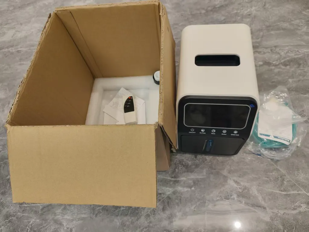 UKKITEK Portable Oxygen Generator,1-9L Adjustable Low Noise oxygen concentrator machine