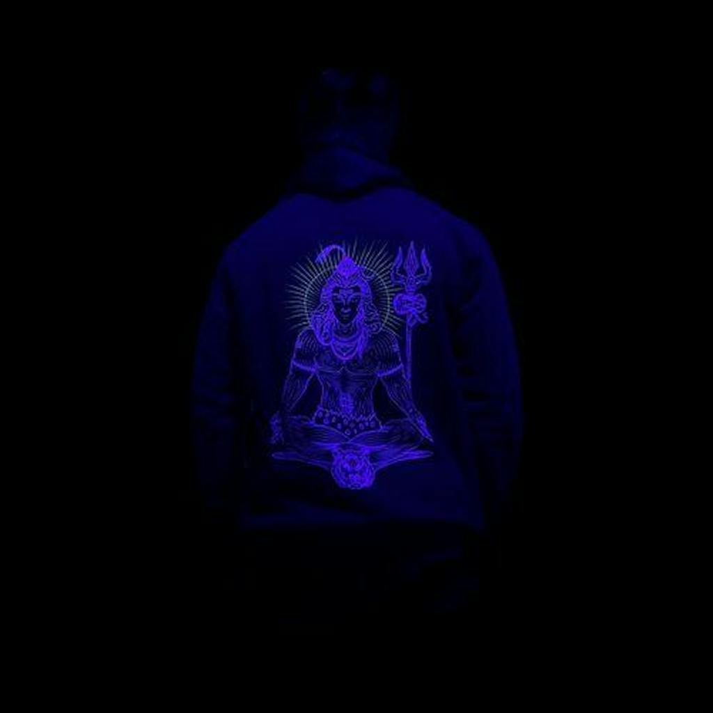 Shiva Power Glow In The Dark Cotton Hoodie