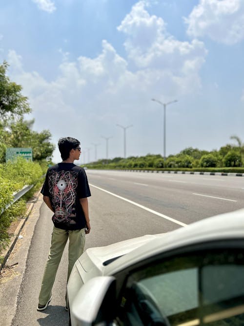 Galaxy in Cubator | UV Light Reactive & Glow In Dark | Oversized T-Shirt