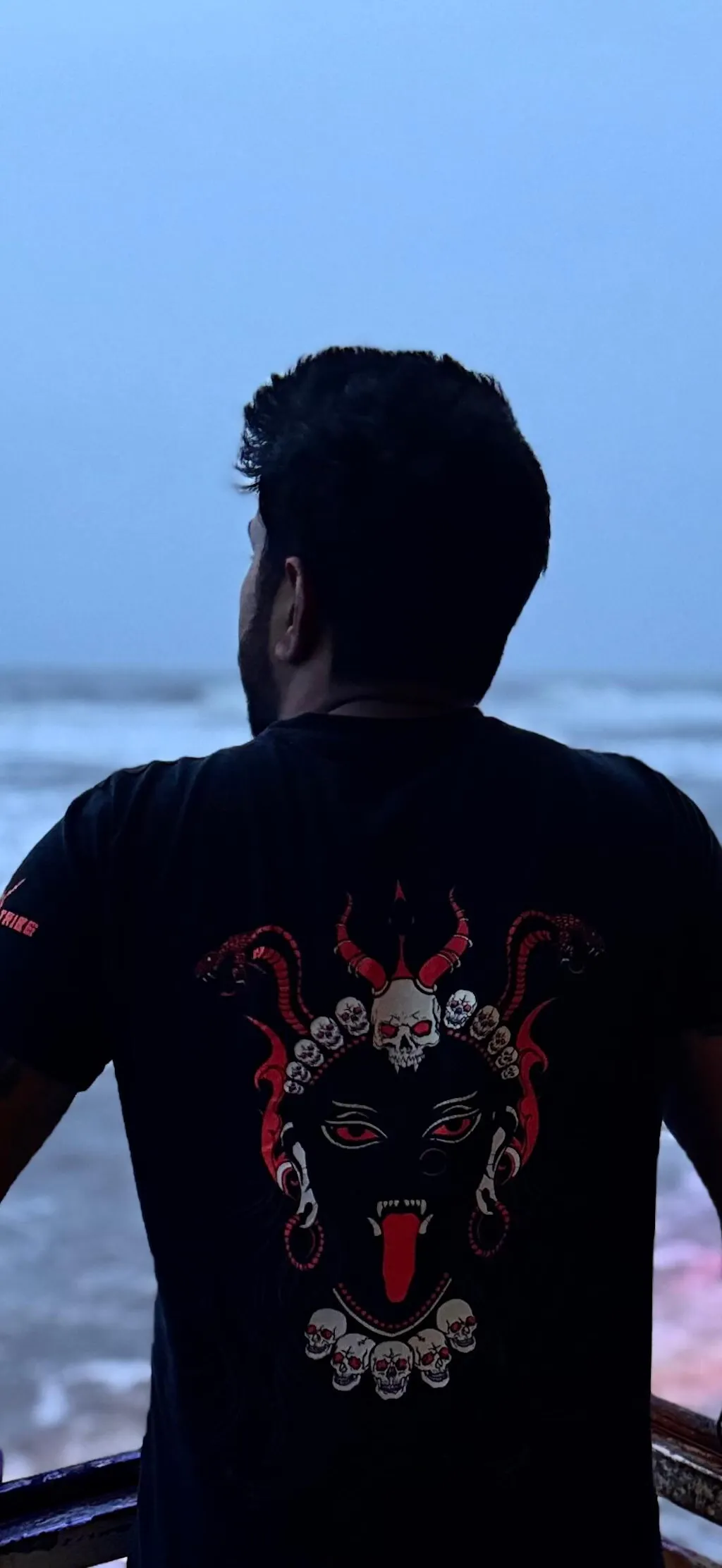Mahakali UV Plus Glow in Dark Half Sleeve